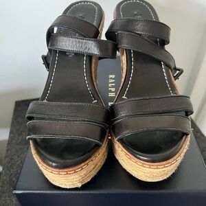 Ralph Lauren Collection Wedge Sandals